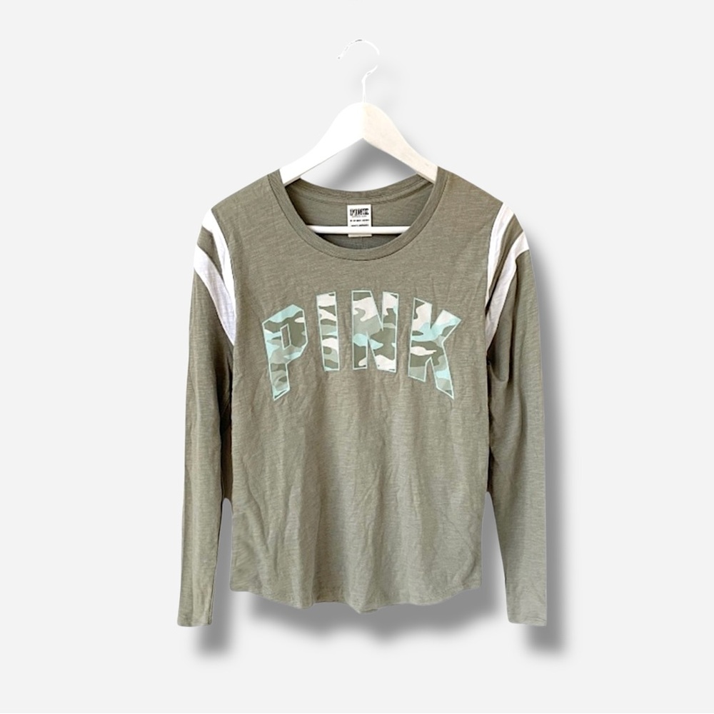 🌸New🌸 Pink Victoria’s Secret Long Sleeve Tee XS - Picture 2 of 12